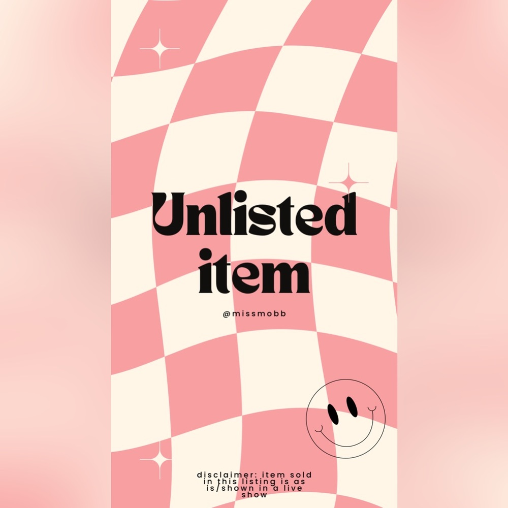 🩵 UNLISTED 🤫 shown in live show